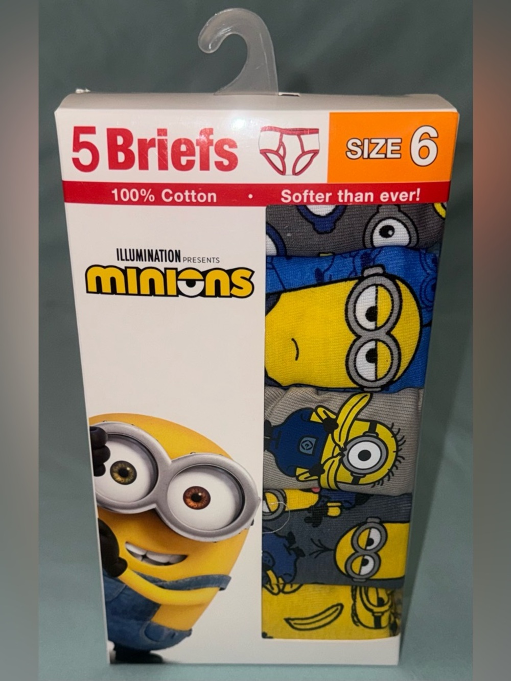 Boys' Despicable Me Minions 5pk Briefs - 6 - Picture 9 of 9